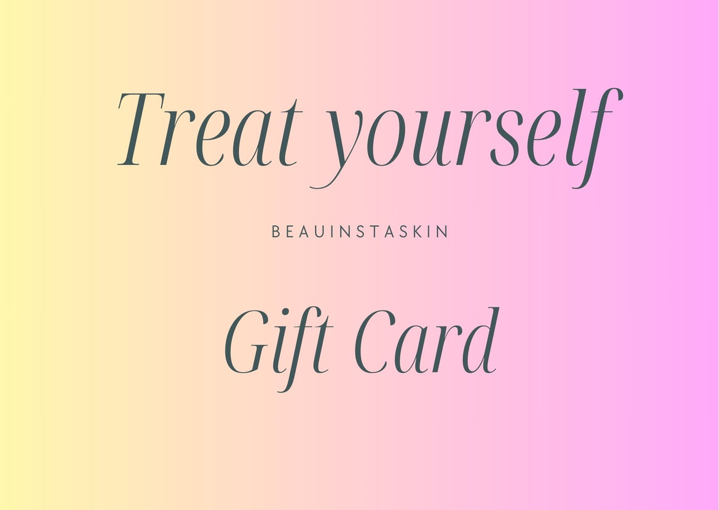 BEAUINSTASKIN gift card