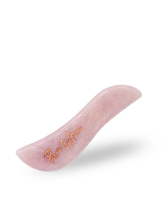 Pure Culture -  Rose Quartz S-shaped Gua Sha
